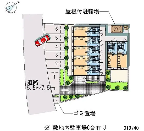 ★手数料０円★横浜市栄区金井町　月極駐車場（LP）